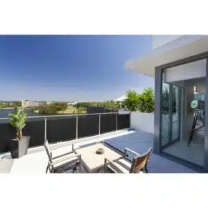 Residential window glass installed in balconi by Ahmad Glass Works in Al Quoz Dubai