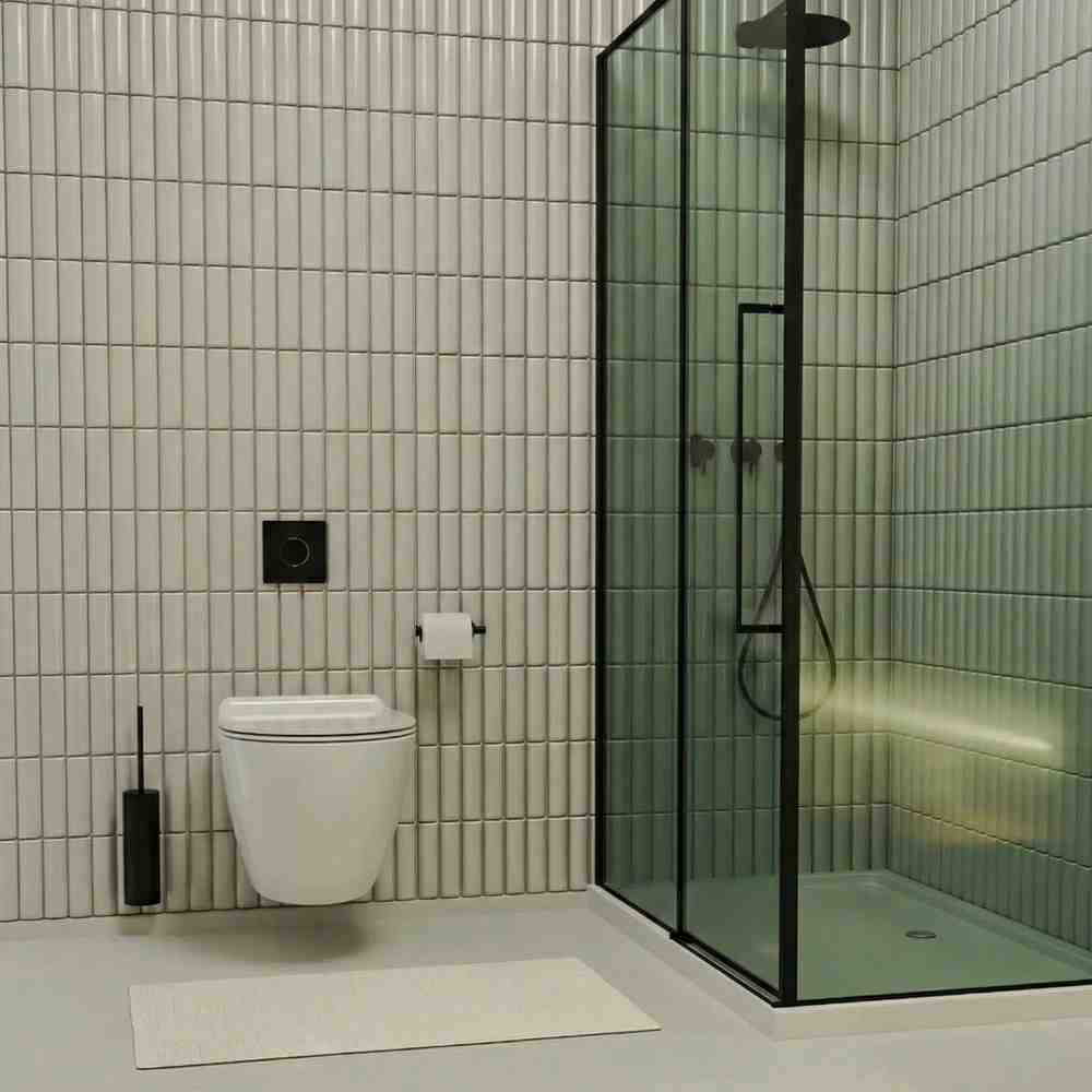 Mirror and Glass installation in Bathroom at AL QUOZ DUBAI