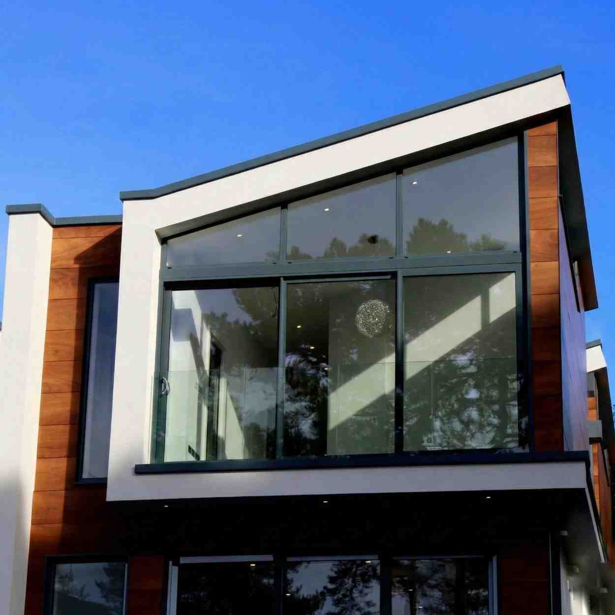 Clear window glass installation for for a balconi in Al Quoz