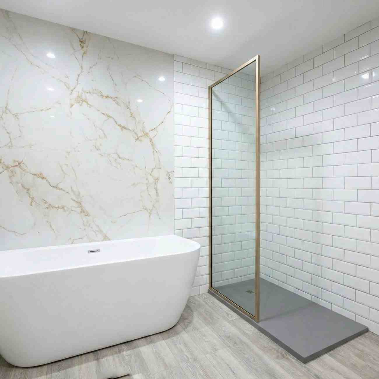 Mirror and Glass installation in Bathroom at AL QUOZ DUBAI