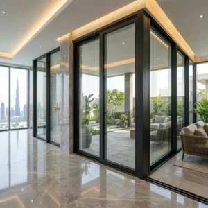 Aluminium doors and windows installation Dubai by Ahmad Glass Works