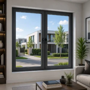 Double glazed aluminium windows for thermal insulation in Dubai
