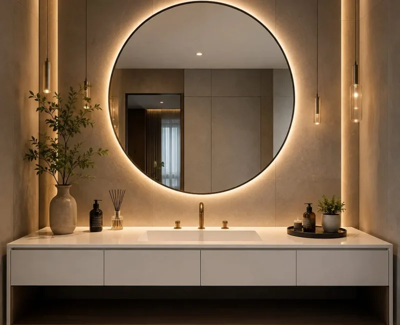 Custom mirror installation services in Al Quoz Dubai