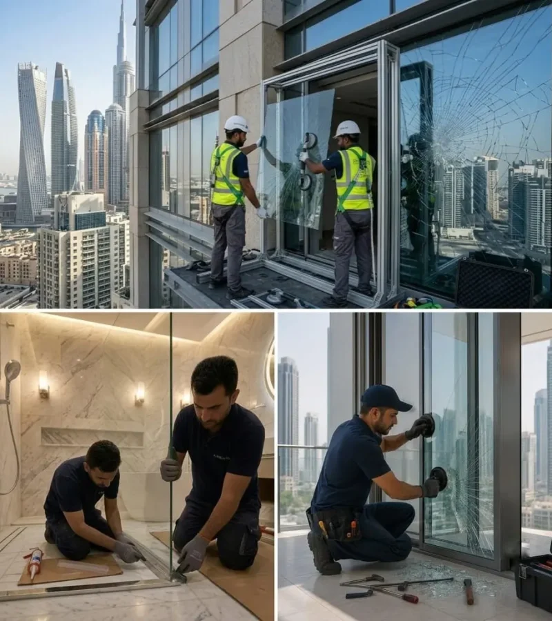 Emergency glass repair and replacement Dubai for residential and commercial properties