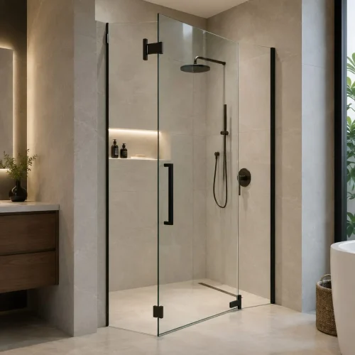 Swing and Pivot Shower Glass Doors Dubai